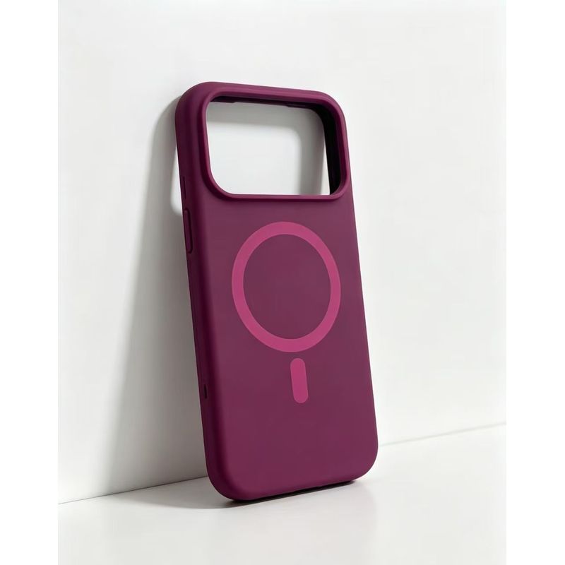 Liquid Silicone Magnetic Phone Case - Casing Ponsel Magnetik Silikon Cair Asli