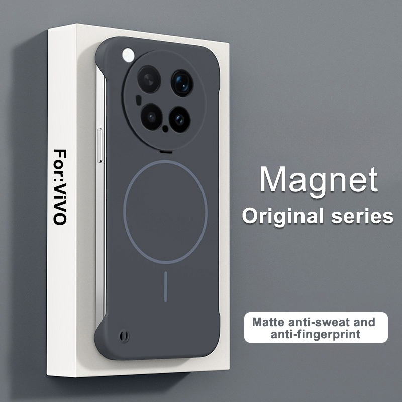 Ultra Thin Frameless Phone Cover - Casing Magnetik Tanpa Bingkai yang Sangat