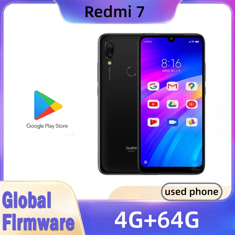 Phone Cases - Ponsel Xiaomi Redmi 7 dengan Casing,