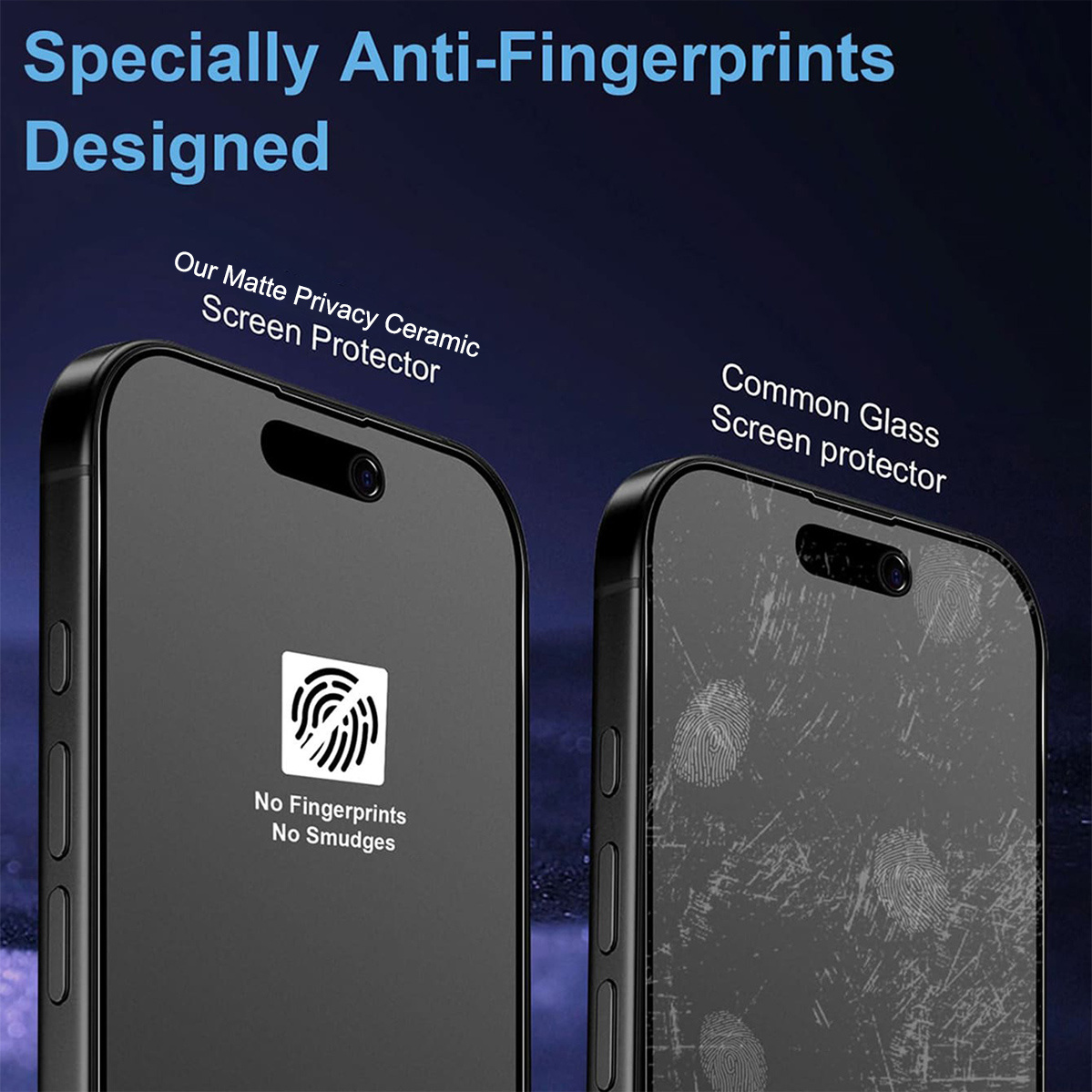 Pelindung Layar Anti-Intip den - Matte Anti Glare Screen Protector ulasan dan harga
