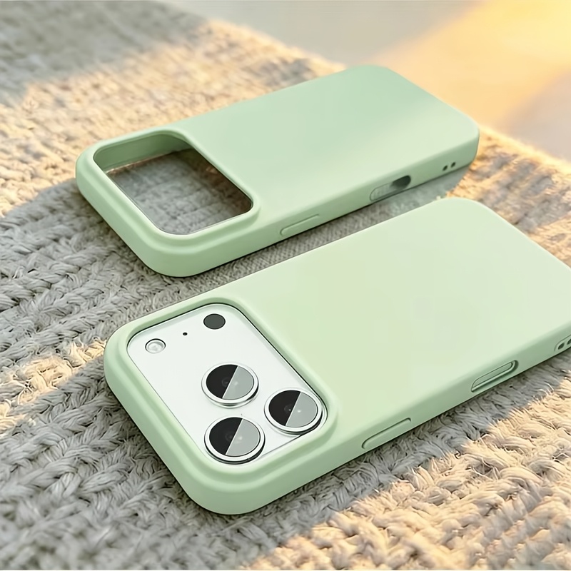 Casing ponsel berwarna solid b - Liquid Silicone Magnetic Phone Case ulasan dan harga