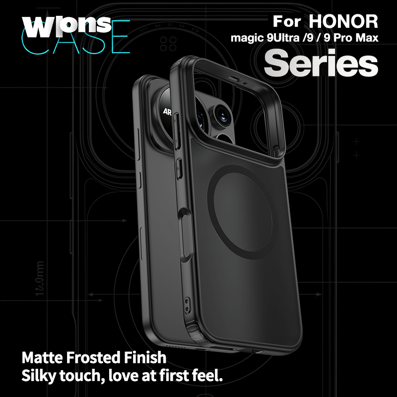 Casing untuk Honor Magic 9 Pro - Matte Hard Pc Back Case ulasan dan harga