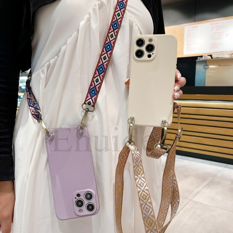 Casing Tali Selempang Klasik U - Crossbody Lanyard Neck Strap Case ulasan dan harga