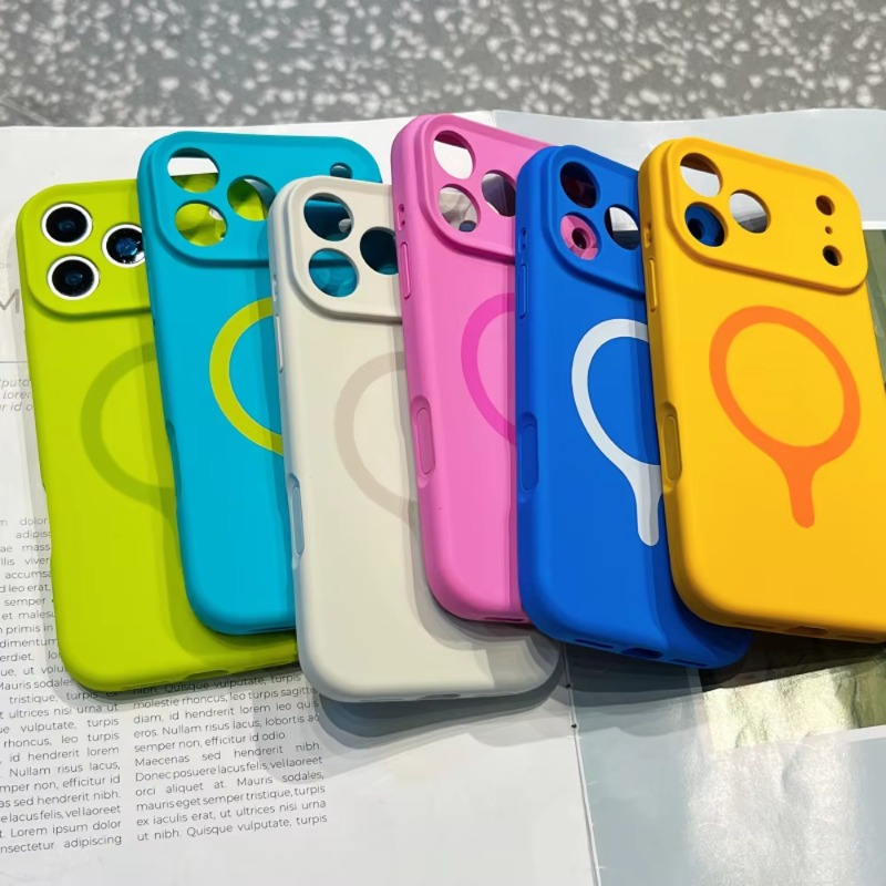 Casing Ponsel Magnetik Silikon - Liquid Silicone Magnetic Phone Case ulasan dan harga