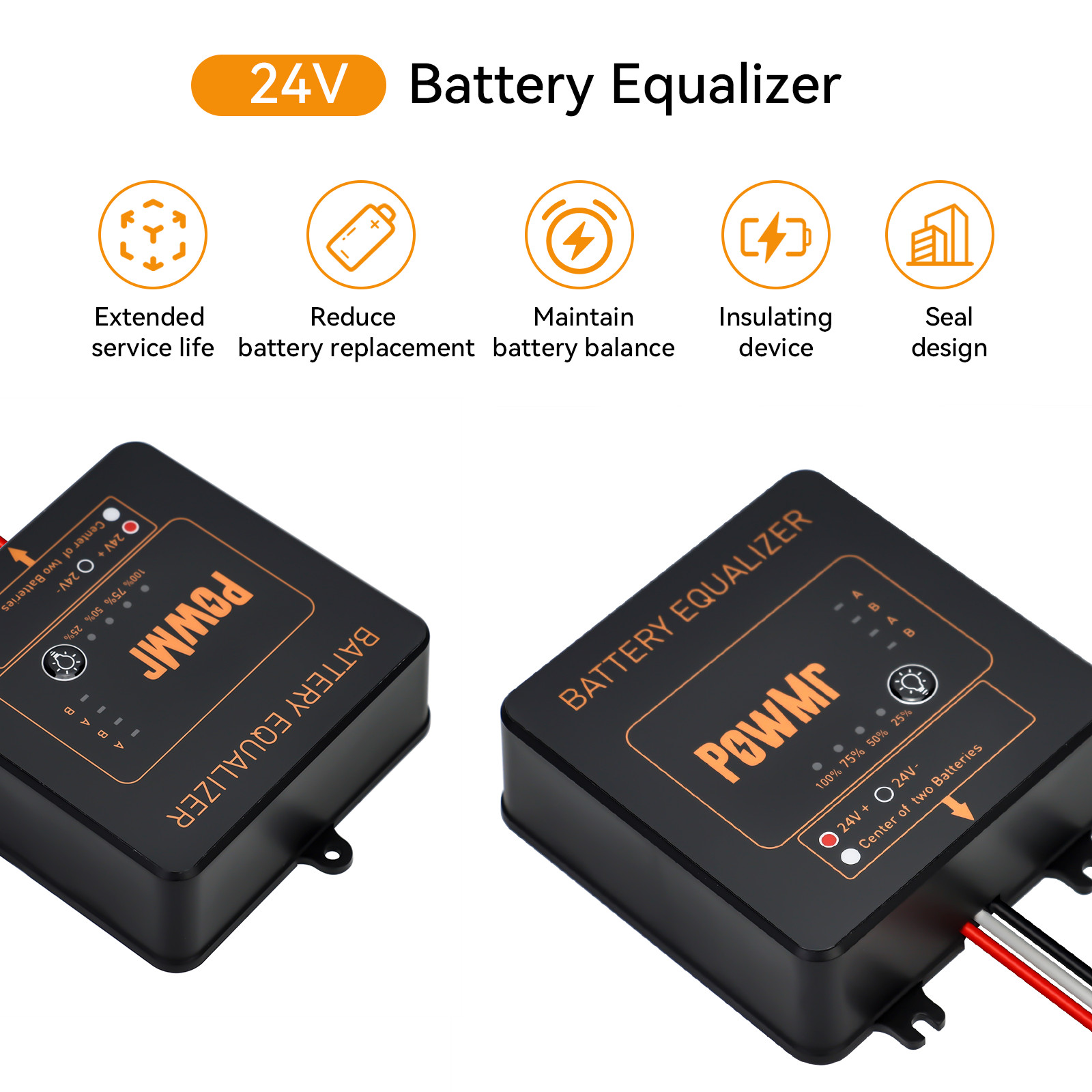 PowMr BE24 Penyeimbang Baterai - Power Banks ulasan dan harga