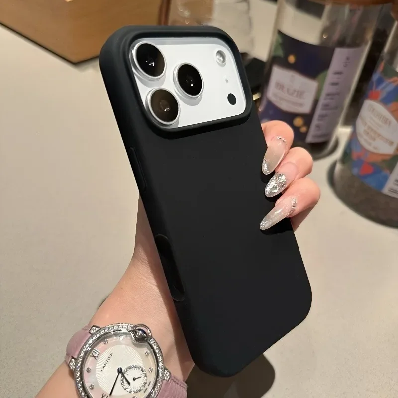 Casing Ponsel Silikon Cair Mag - Liquid Silicone Magnetic Phone Case ulasan dan harga