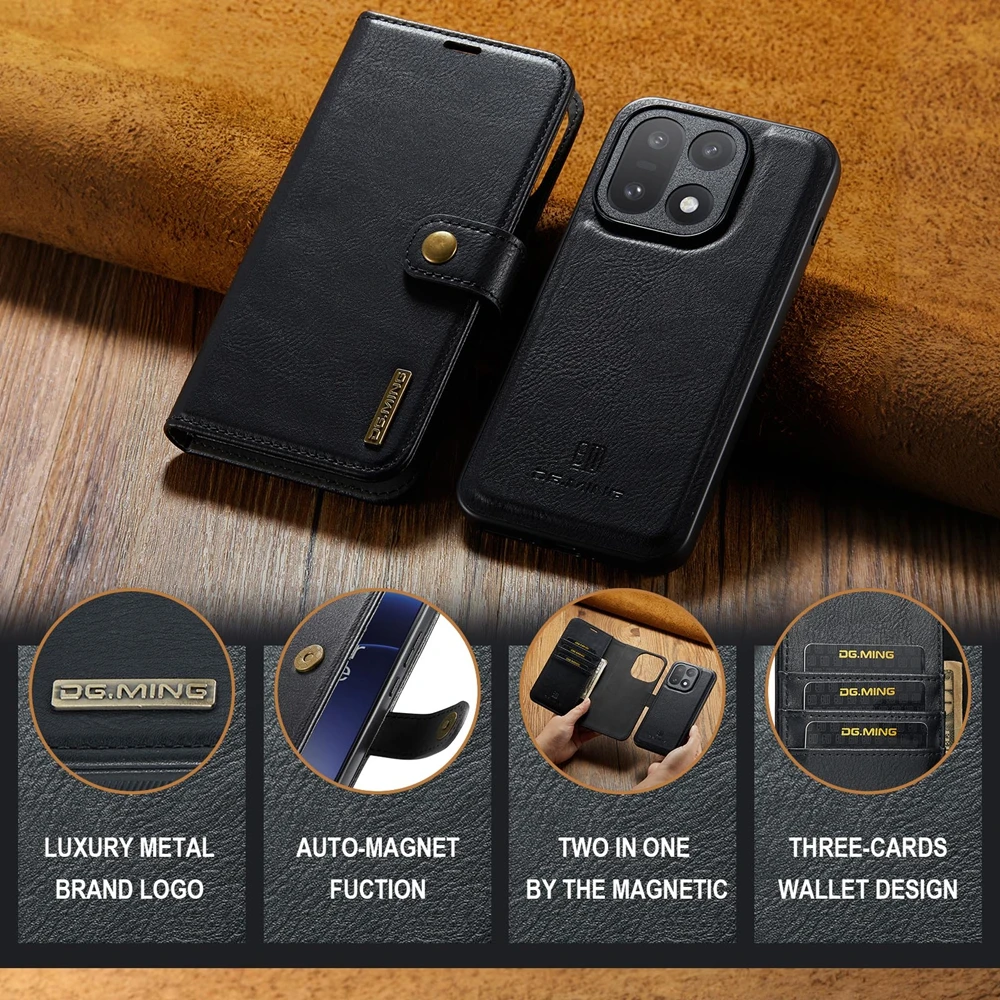 Casing Kulit Lipat Magnetik 2  - Leather Wallet Card Holder Phone Cover ulasan dan harga