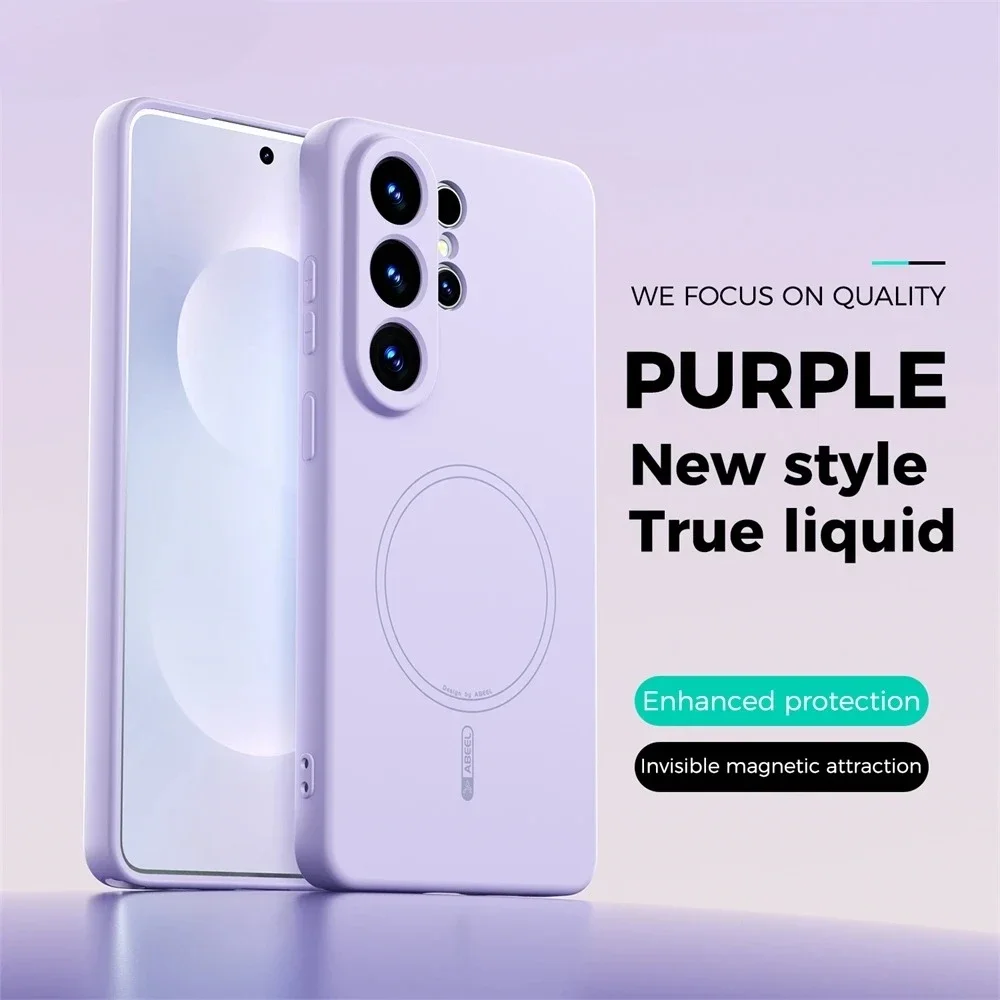 Casing Ponsel Silikon Cair Ber - Liquid Silicone Magnetic Phone Case ulasan dan harga