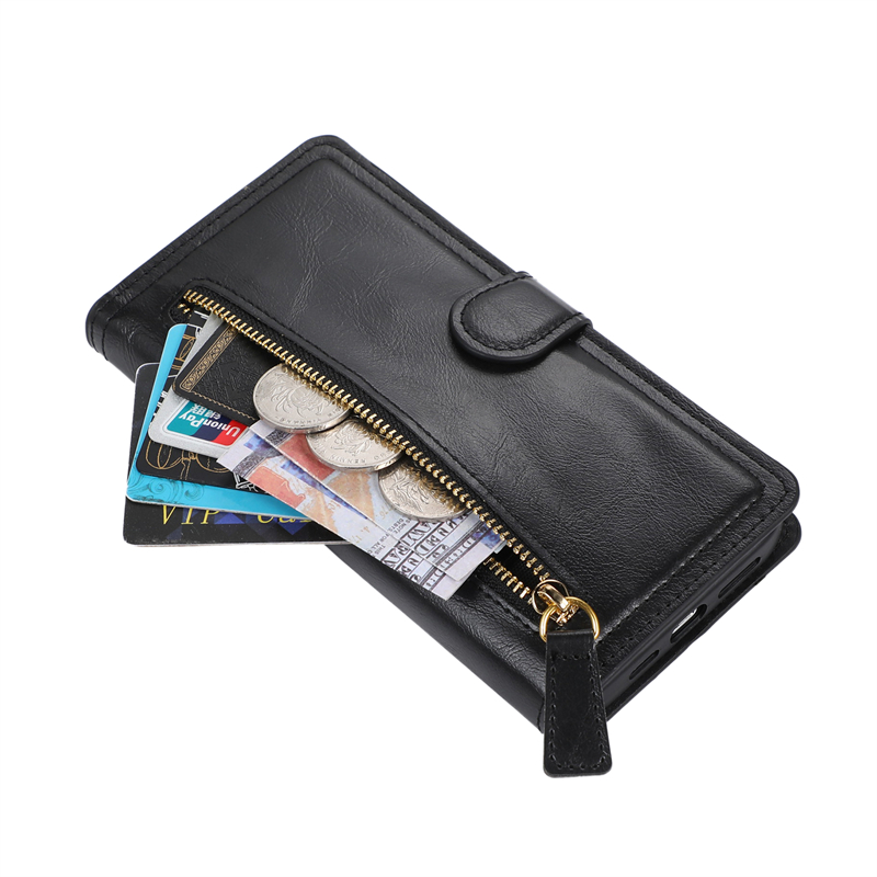 Casing Tempat Kartu Dompet Kul - Leather Wallet Card Holder Phone Cover ulasan dan harga